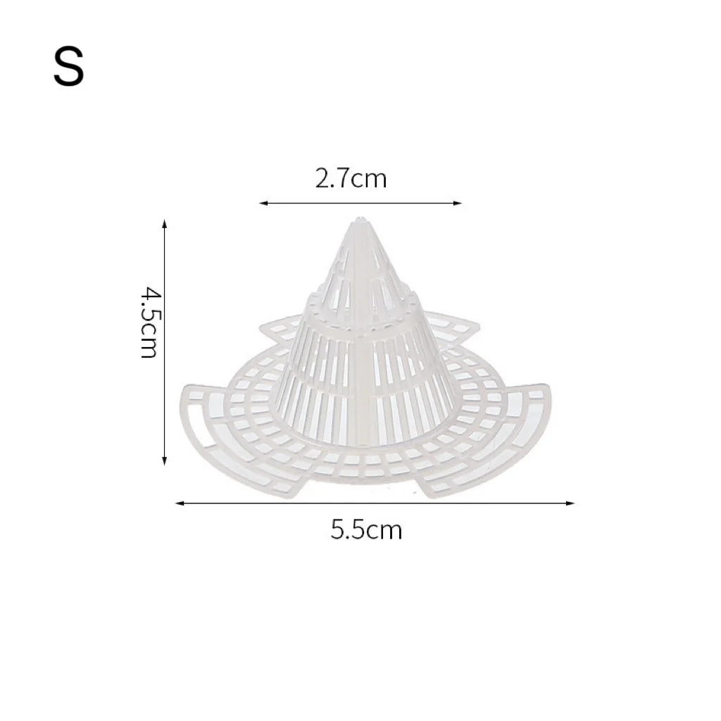 Enhance Your Plant's Health with 10Pcs Durable Flower Pot Bottom Mesh Gaskets - Optimal Drainage & Fixed Wing Design for Garden Lovers