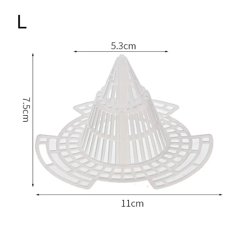 Enhance Your Plant's Health with 10Pcs Durable Flower Pot Bottom Mesh Gaskets - Optimal Drainage & Fixed Wing Design for Garden Lovers